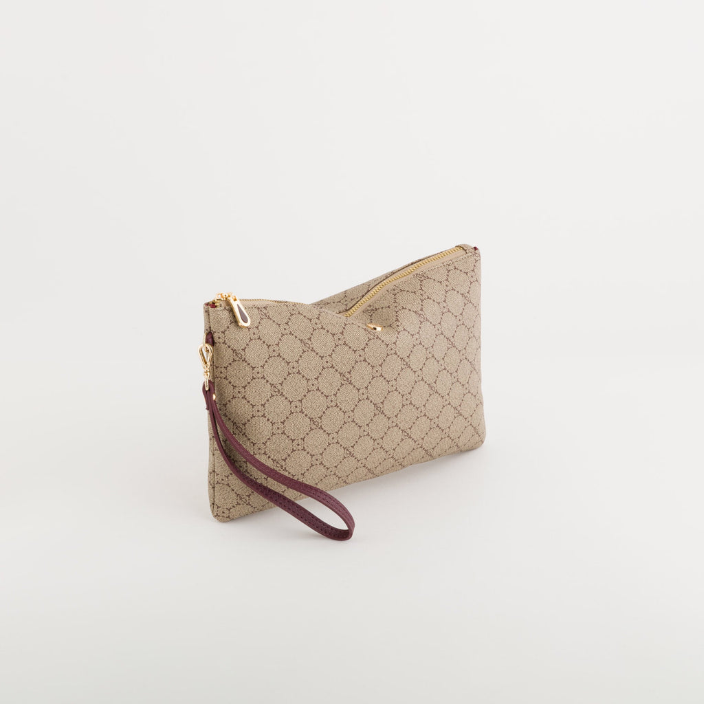 Carpisa Hrvatska â€“ Diana fall wallet - Women's bag â€“ Taupe/Wine â€“ AAD55309546 â€“ Image 1