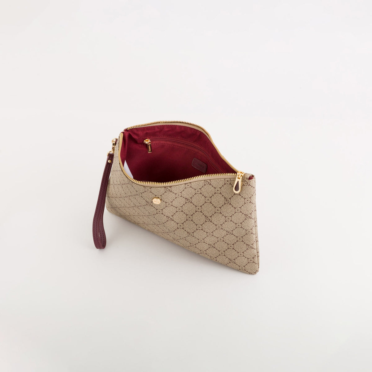 Carpisa Hrvatska â€“ Diana fall wallet - Women's bag â€“ Taupe/Wine â€“ AAD55309546 â€“ Image 2