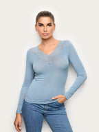 Yamamay Croatia Long-sleeve v neck T-shirt | AMAD193005242_01_2e5b425b-b60b-48b9-8ee7-cf091d37a9e9.jpg