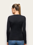 Yamamay Croatia Long-sleeve v neck T-shirt | AMAD193006072_05.jpg