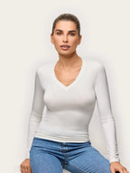 Yamamay Croatia Long-sleeve v neck T-shirt | AMAD193006096_01.jpg