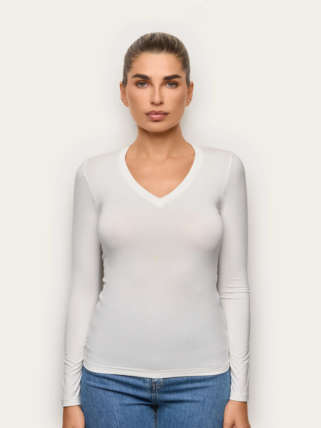 Yamamay Croatia Long-sleeve v neck T-shirt | AMAD193006096_02.jpg