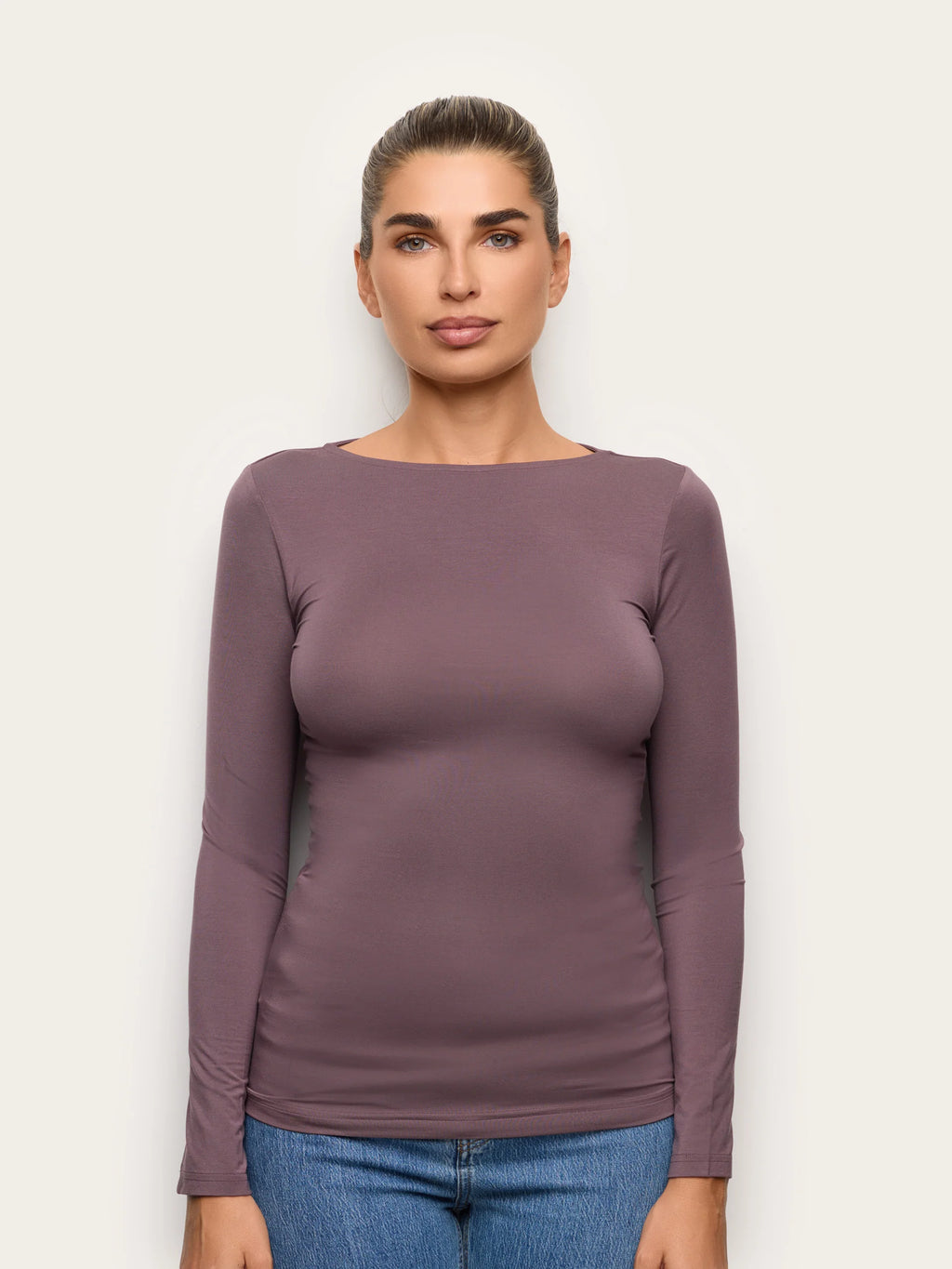 Yamamay Croatia Long-sleeve boat neck T-shirt | AMAD193007063_02.jpg