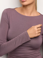 Yamamay Croatia Long-sleeve boat neck T-shirt | AMAD193007063_03.jpg