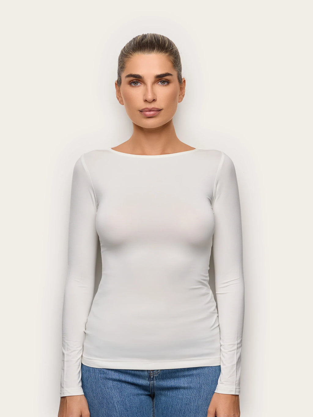 Yamamay Croatia Long-sleeve boat neck T-shirt | AMAD193007096_02.jpg