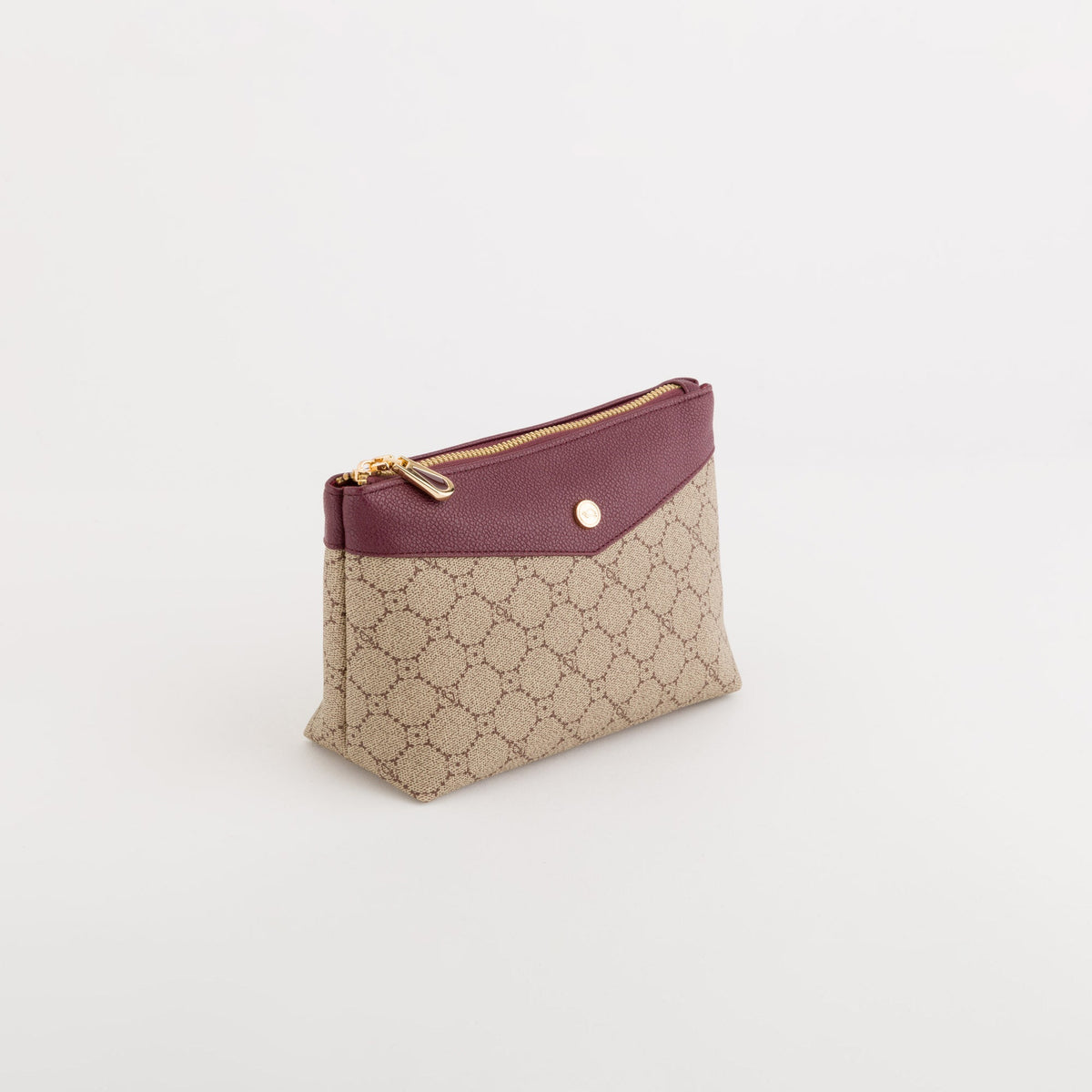 Carpisa Hrvatska â€“ Diana fall wallet - Women's toiletry bag â€“ Taupe/Wine â€“ AND55306546 â€“ Image 1