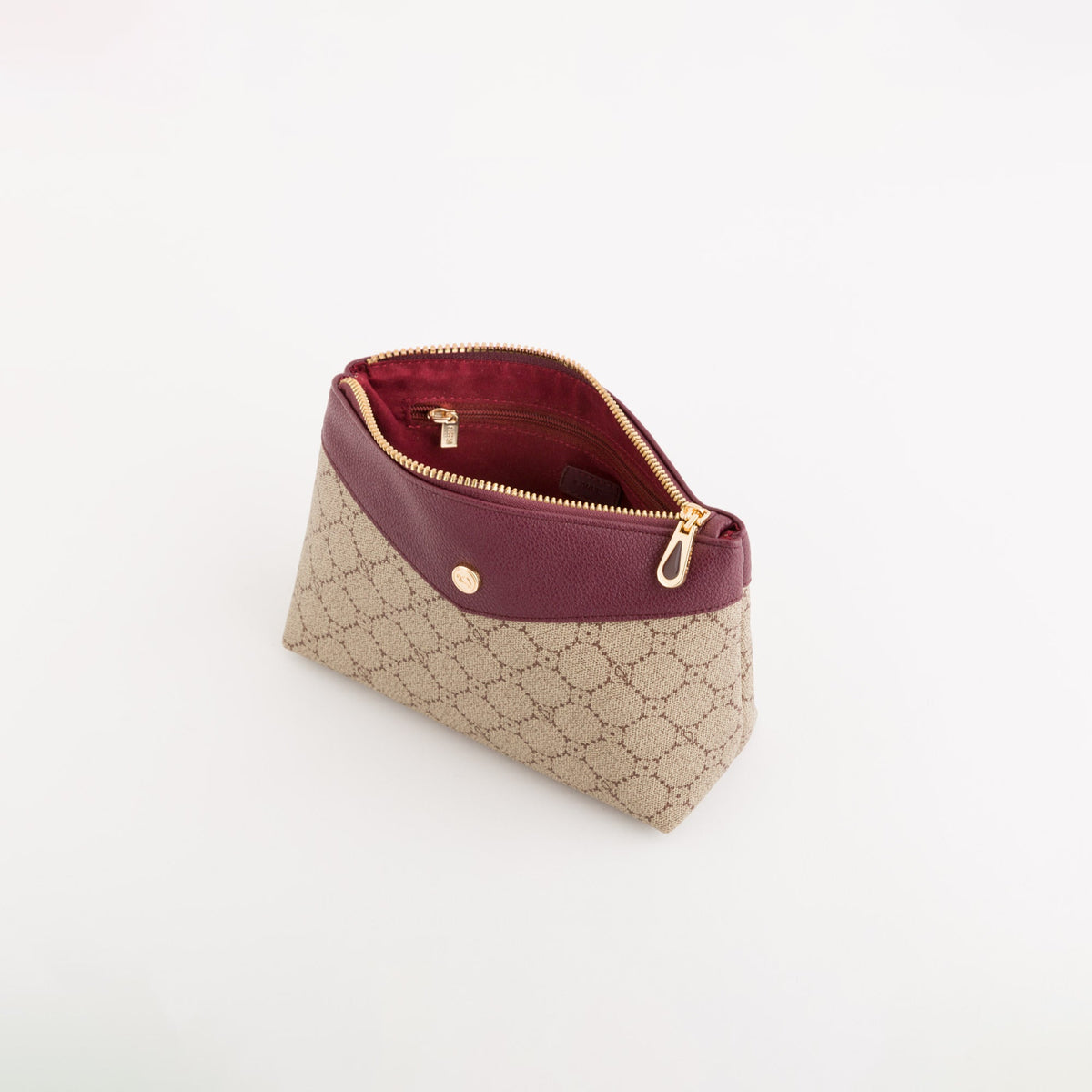 Carpisa Hrvatska â€“ Diana fall wallet - Women's toiletry bag â€“ Taupe/Wine â€“ AND55306546 â€“ Image 2