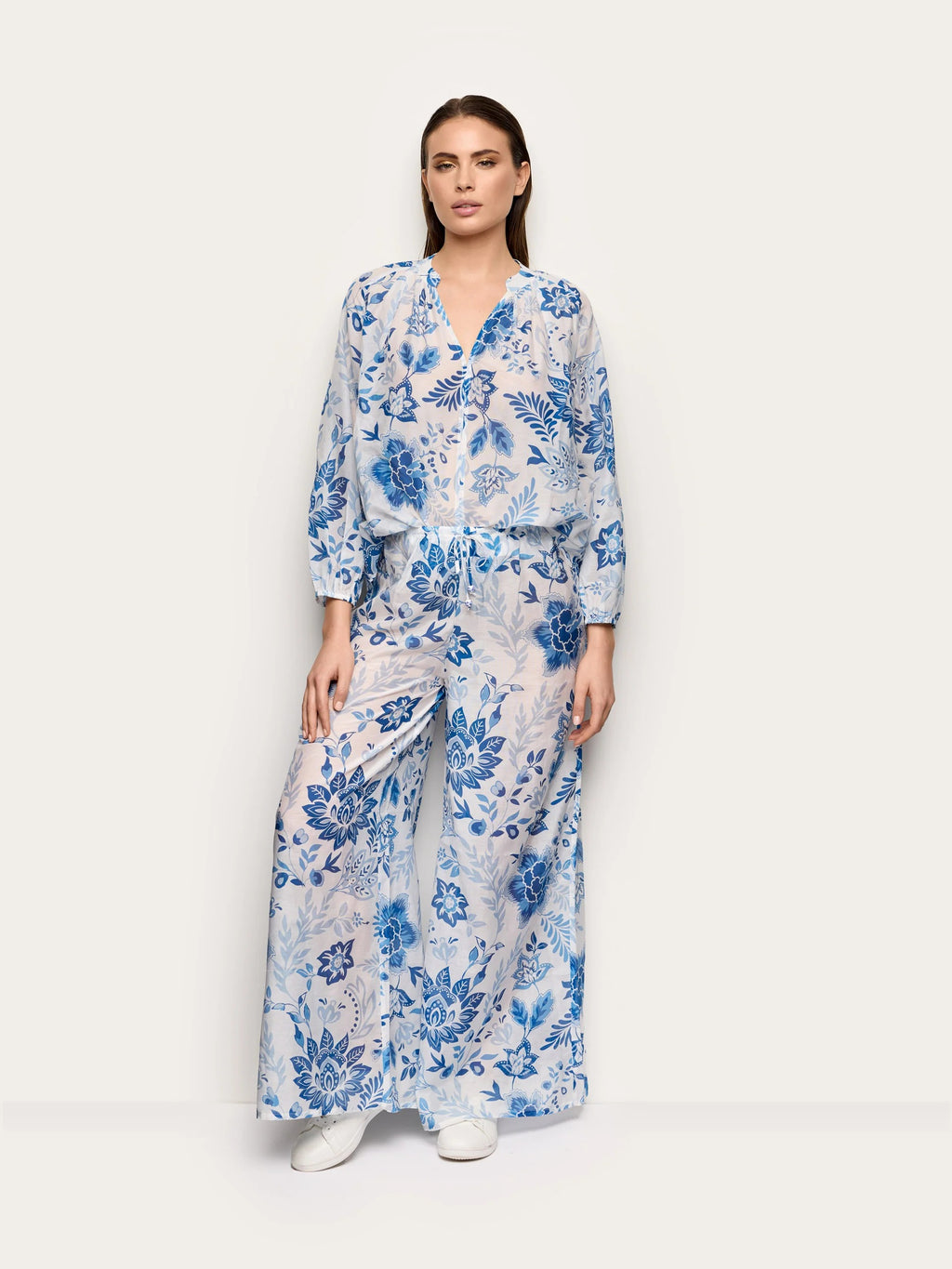 Greta Silk Blend - Ženske duge hlače