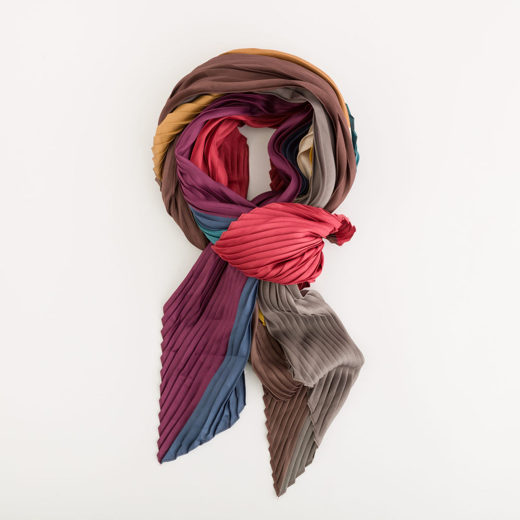 Carpisa Hrvatska – Scarf - Women's Scarf – Taupe/Multicolour – ASD60608546 – Image 1