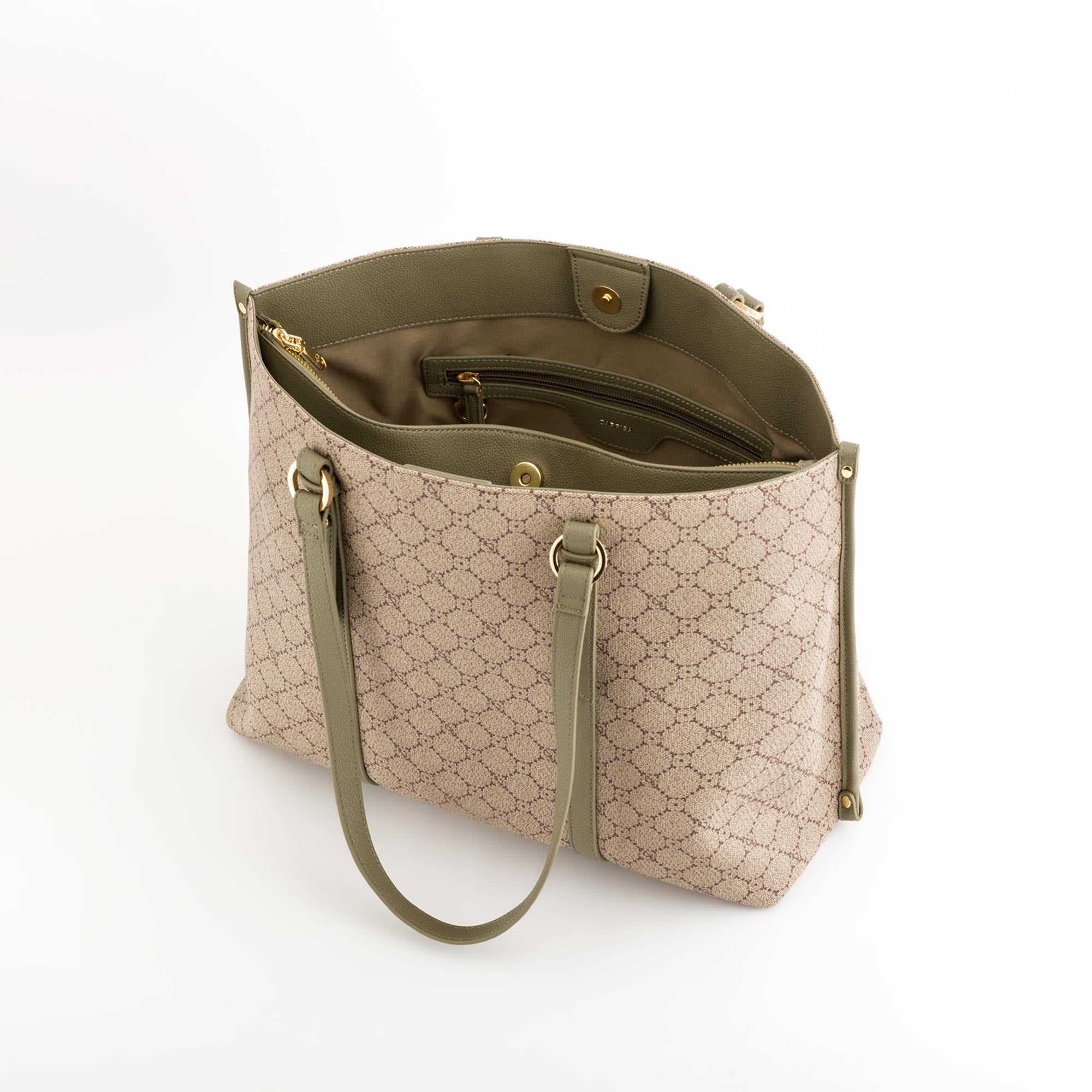 Carpisa Croatia – Fiorenza - Women's Shopping – Taupe/Bamboo – BSC30203544 – Image 3 |k=BSC3020354431S01_03