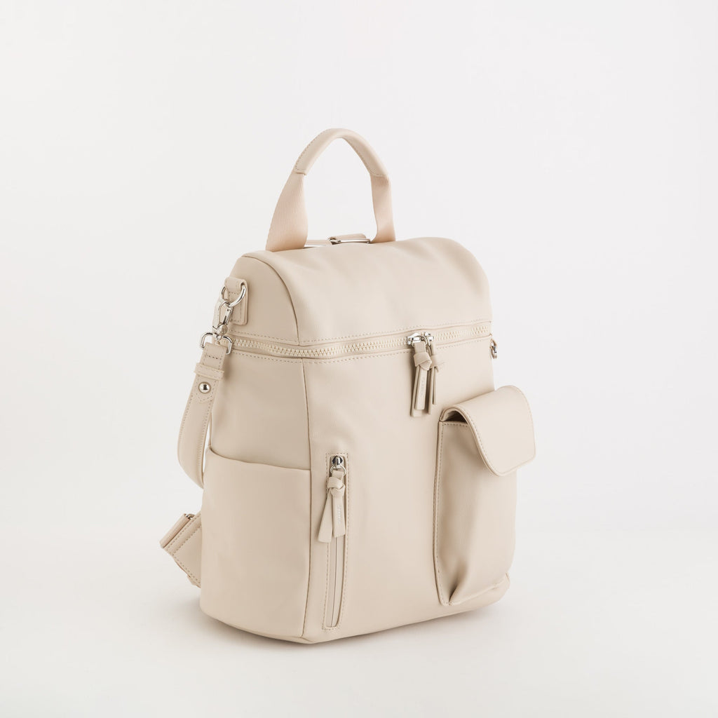 Carpisa Hrvatska – Dana v2 - Women's Backpack/Shoulder Bag – Cream – BSD47902546 – Image 1