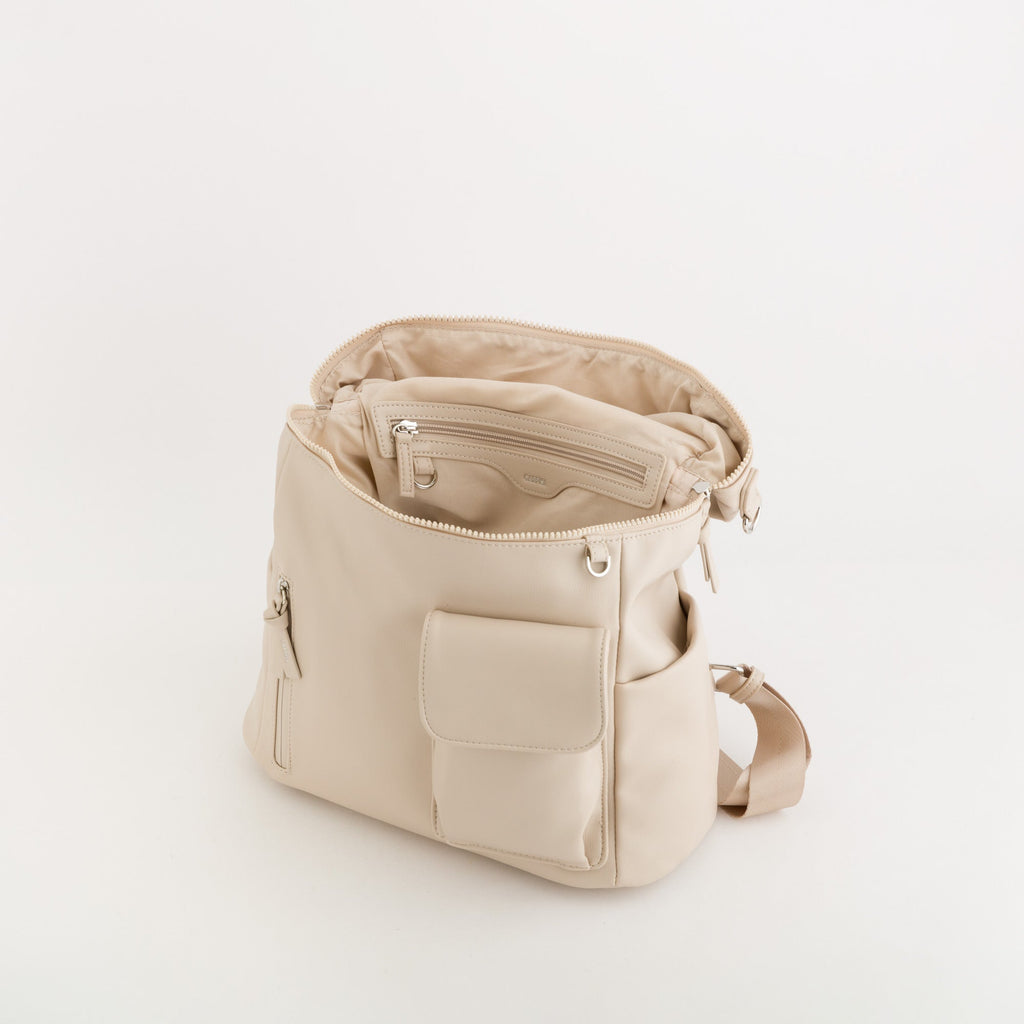 Carpisa Hrvatska – Dana v2 - Women's Backpack/Shoulder Bag – Cream – BSD47902546 – Image 3