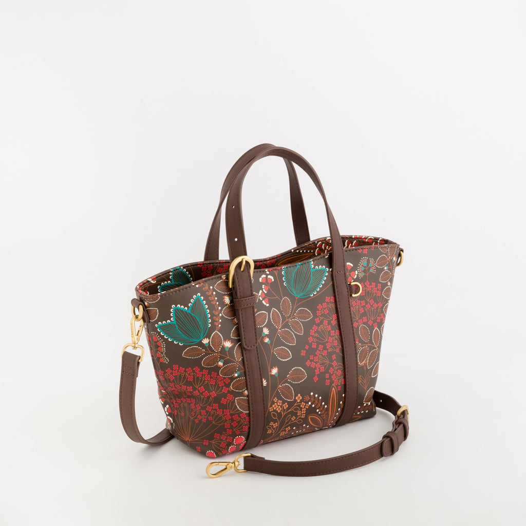 Carpisa Hrvatska â€“ Patty v2 - Women's Handbag â€“ Chocolate/multicolor â€“ BSD51704546 â€“ Image 1