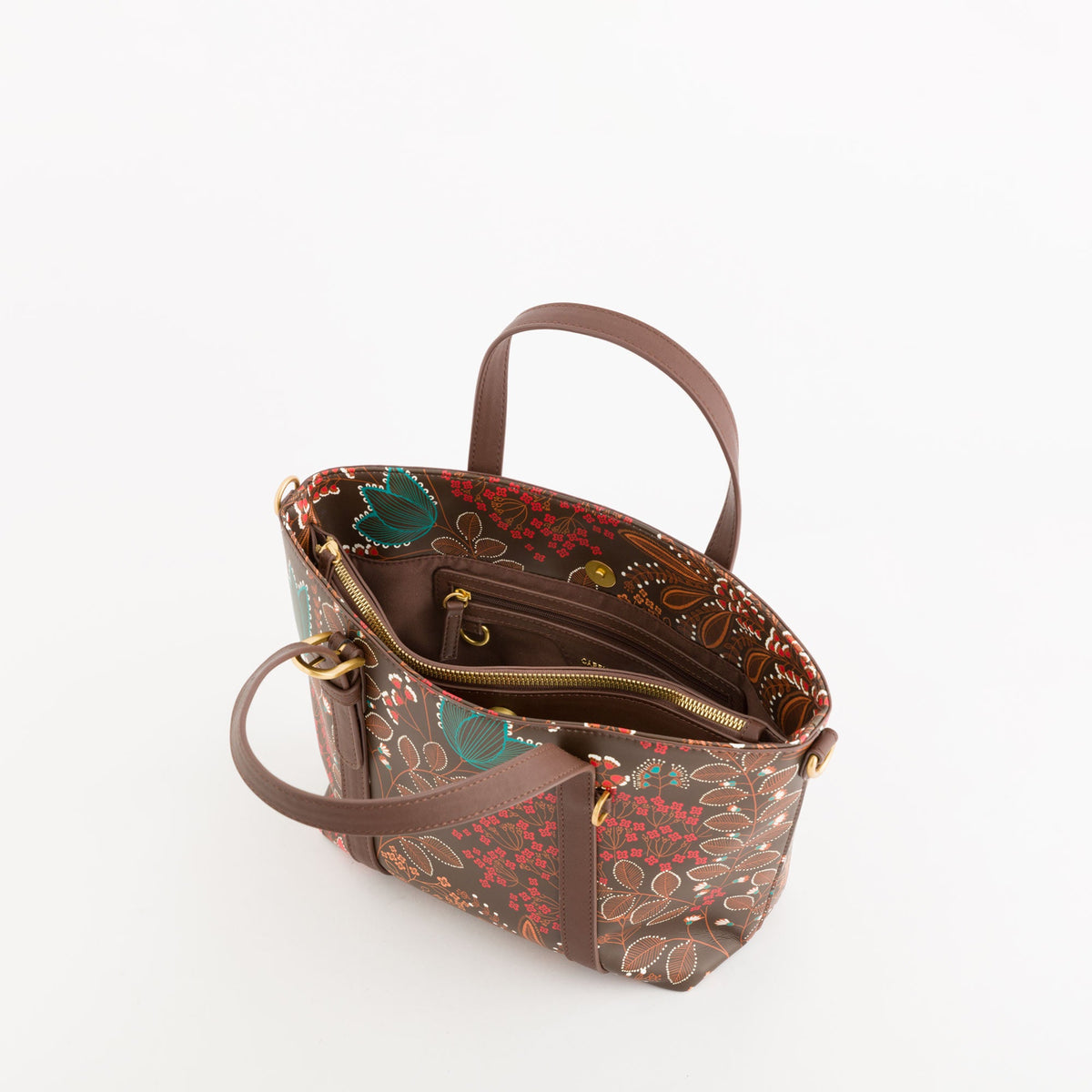 Carpisa Hrvatska â€“ Patty v2 - Women's Handbag â€“ Chocolate/multicolor â€“ BSD51704546 â€“ Image 2