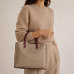Carpisa Hrvatska â€“ Diana fall - Women's Handbag â€“ Taupe/Wine â€“ BSD55201546 â€“ Image 3