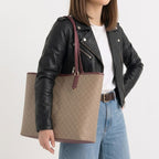 Carpisa Hrvatska â€“ Diana Fall - Women's Shopping â€“ Taupe/Wine â€“ BSD55205546 â€“ Image 4