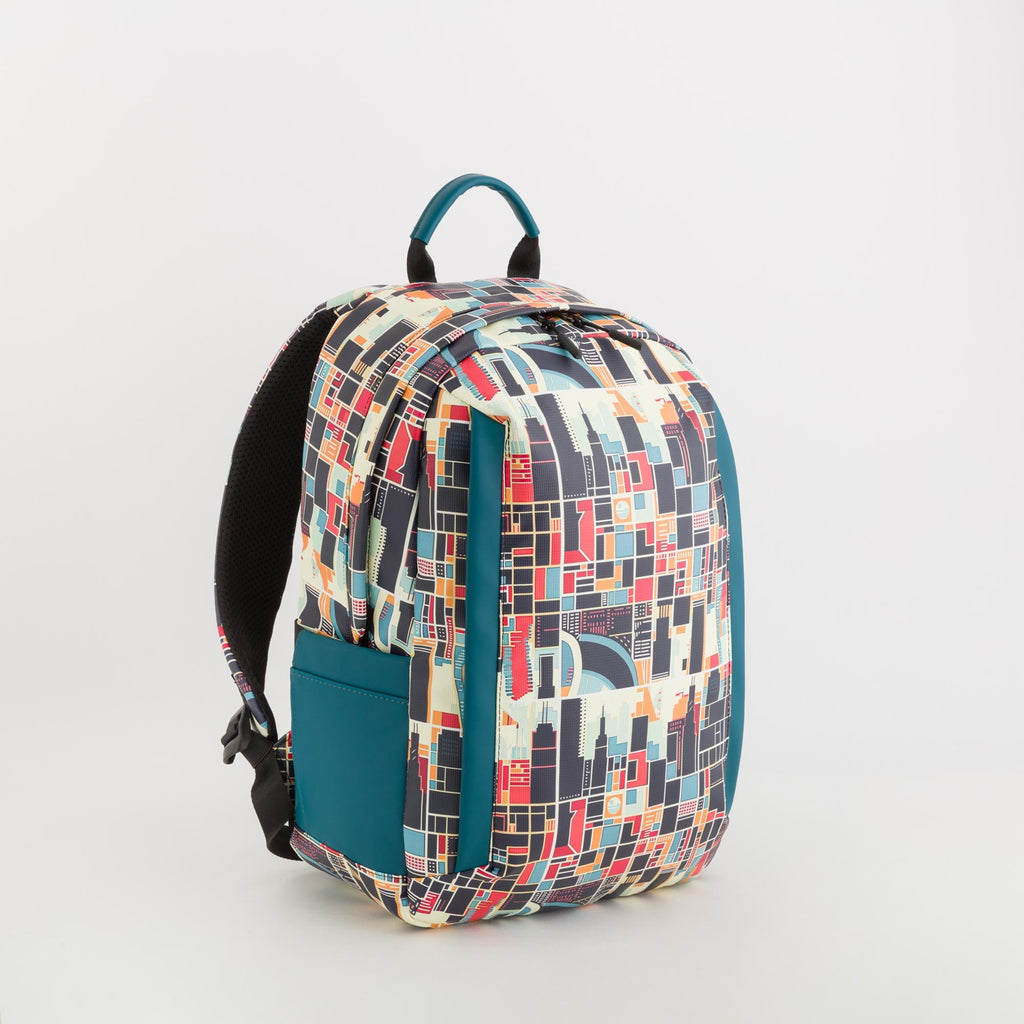 Carpisa Hrvatska – Houston go v2 - Men's Backpack – Teal/Multicolour – BSD60801546 – Image 1