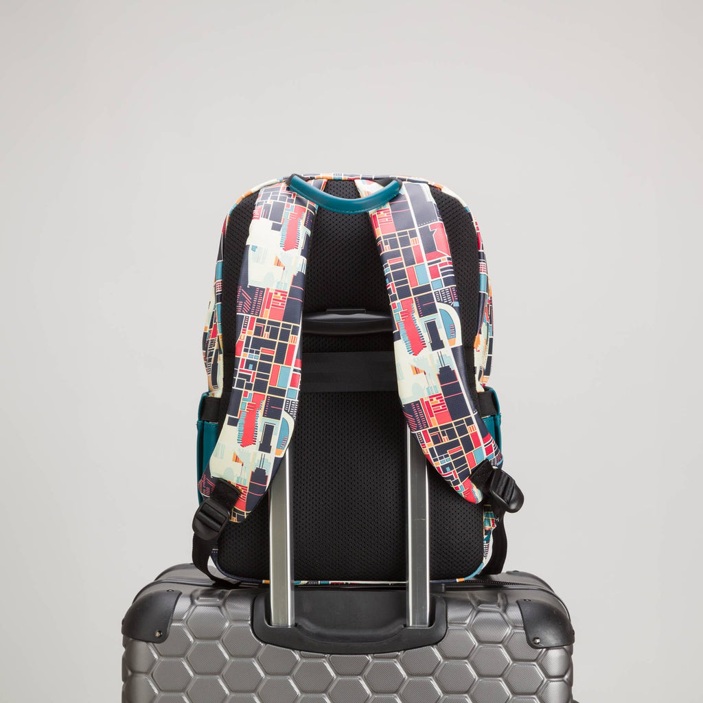 Carpisa Hrvatska – Houston go v2 - Men's Backpack – Teal/Multicolour – BSD60801546 – Image 2