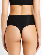 SUPERFINE SHAPING - High-waist shaping thong brief