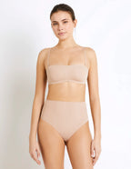 SUPERFINE SHAPING - High-waist shaping thong brief
