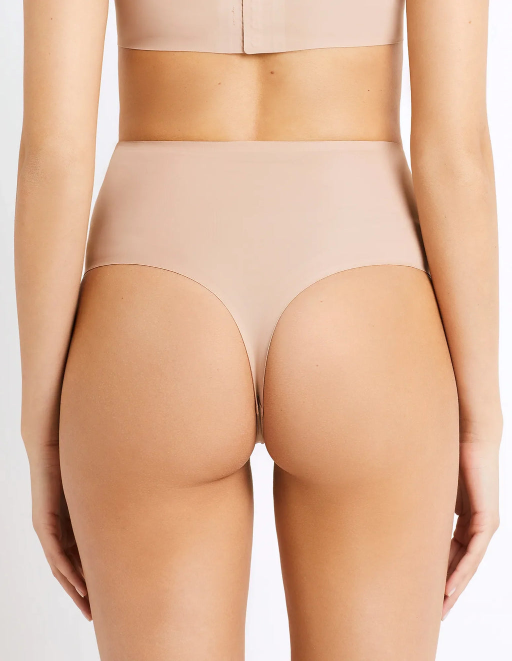 SUPERFINE SHAPING - High-waist shaping thong brief