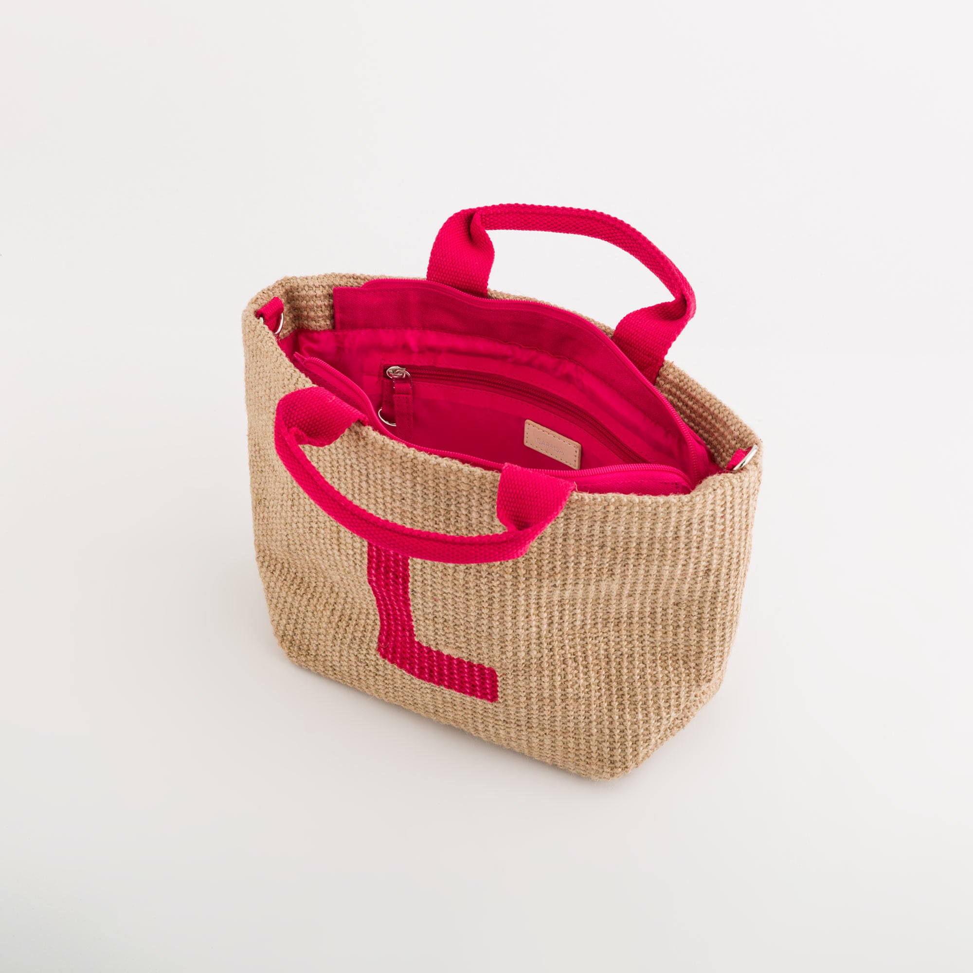 Carpisa Croatia – Zante - Women's Handbag – Natural/Azalea – BTC68111445 – Image 2 |k=BTC6811144592C01_02