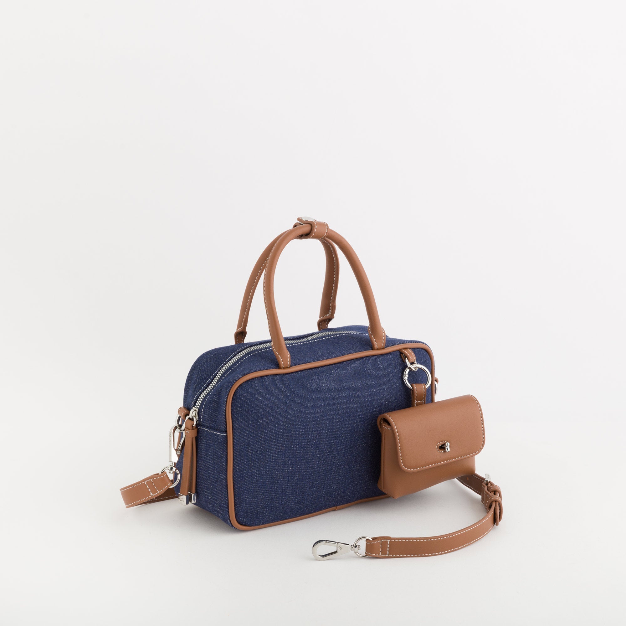 Carpisa Hrvatska – Marian v2 - Women's Briefcase – Blue Denim/Multicolour – BTD41202446 – Image 1
