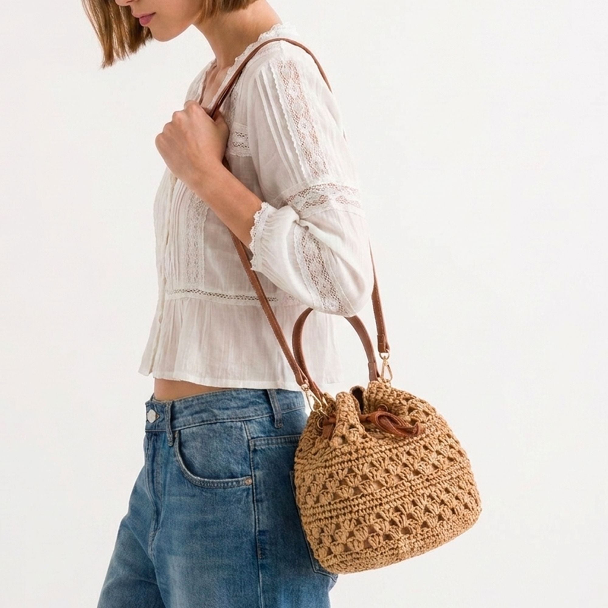 Carpisa Hrvatska – Chobe - Women's Bucket – Natural/Tan – BTD41402446 – Image 3