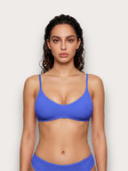 Textured - Podstavljeni bralette bikini grudnjak