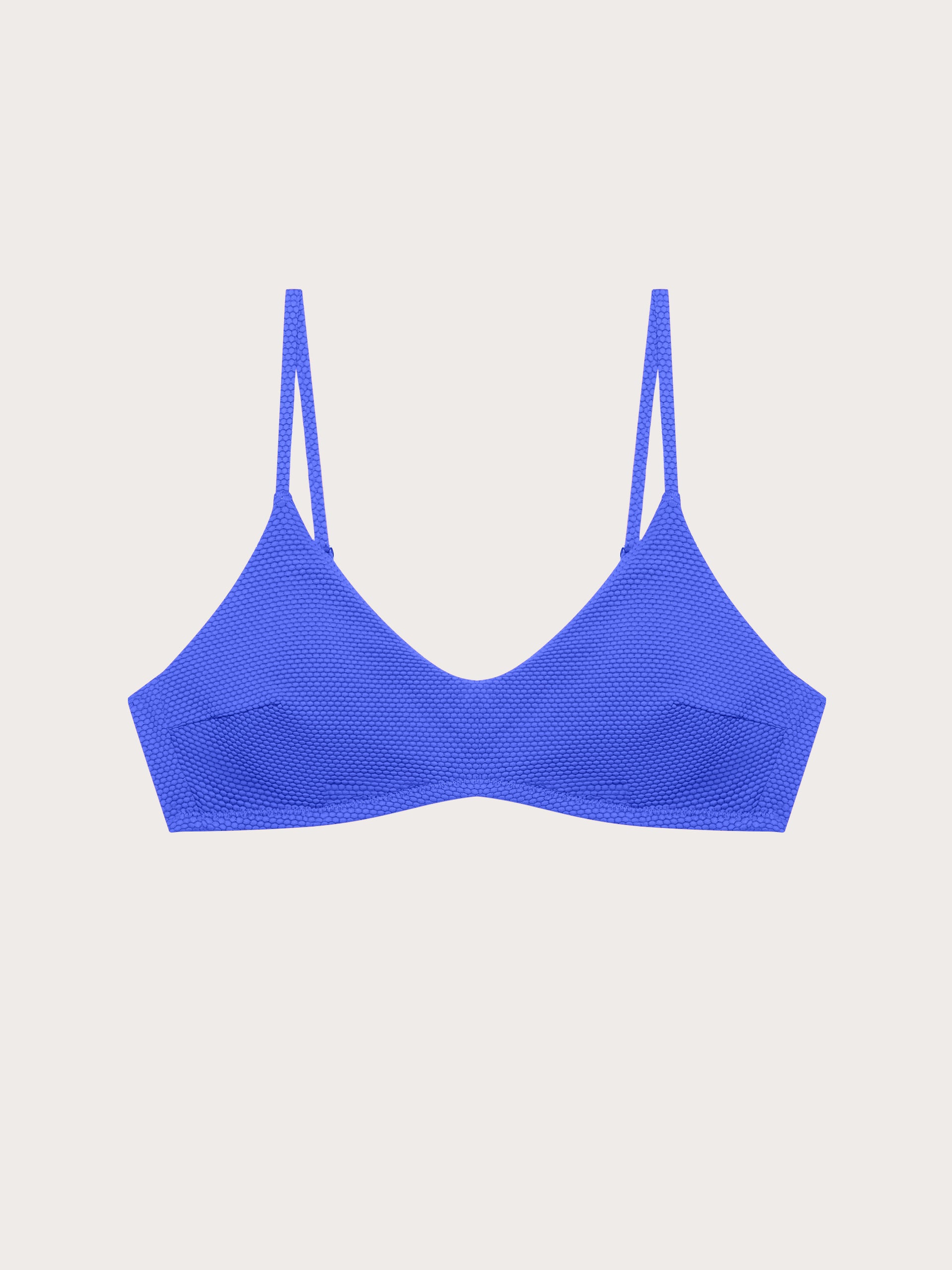 Textured - Podstavljeni bralette bikini grudnjak