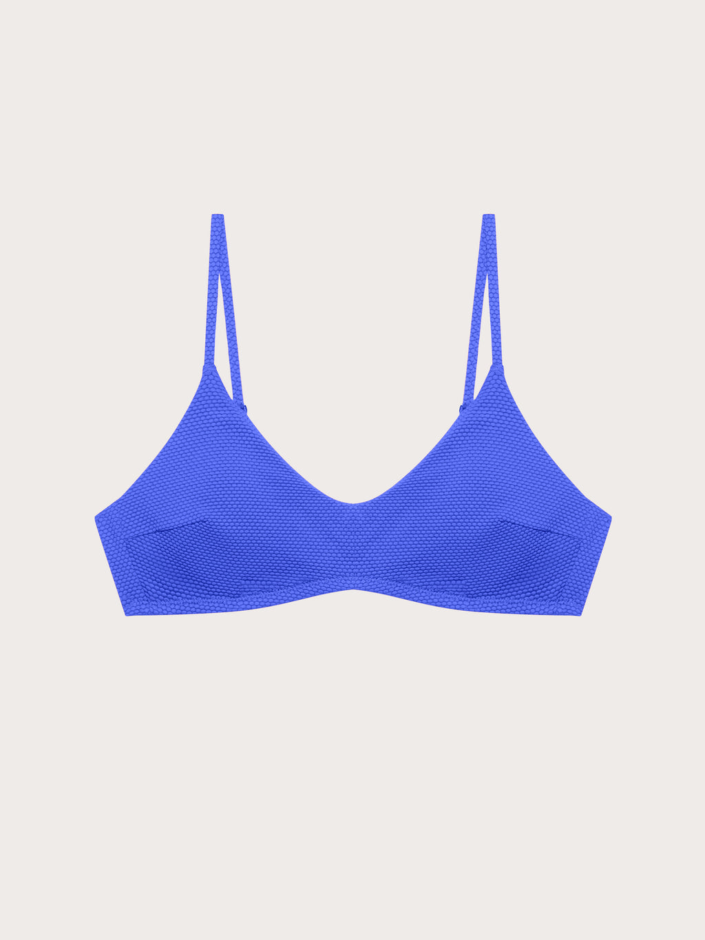 Textured - Podstavljeni bralette bikini grudnjak