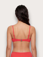 Textured - Podstavljeni bralette bikini grudnjak