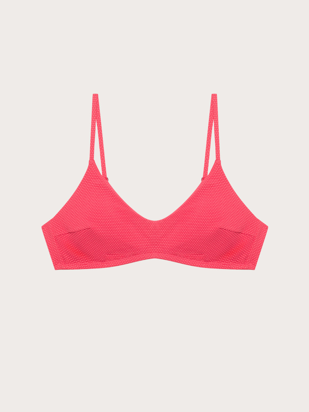 Textured - Podstavljeni bralette bikini grudnjak