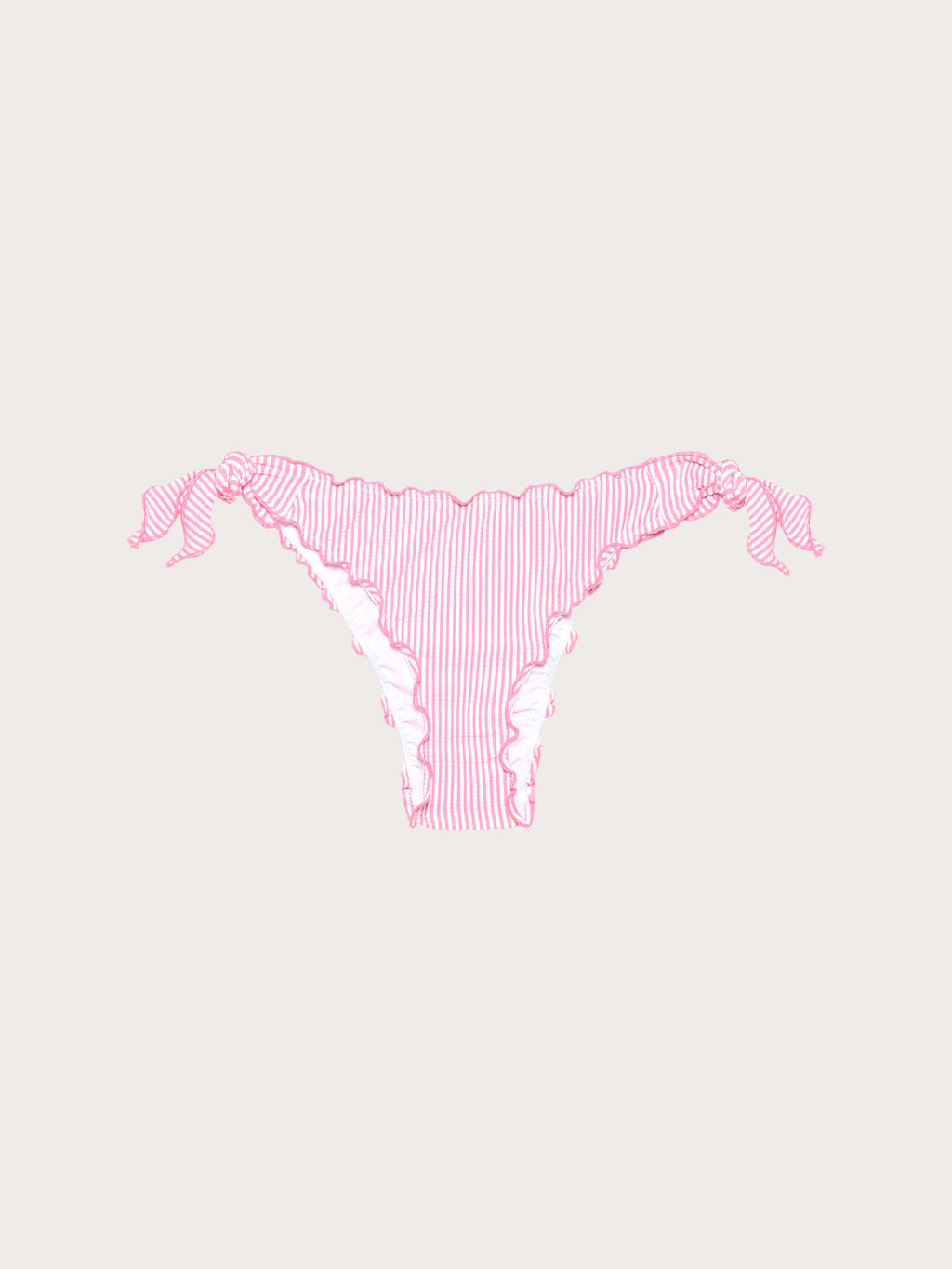 Seersucker - Bikini donji dio s vezicama