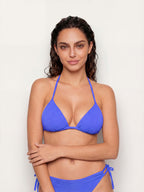 Textured - Klizni trokutasti bikini grudnjak s uklonjivim košaricama