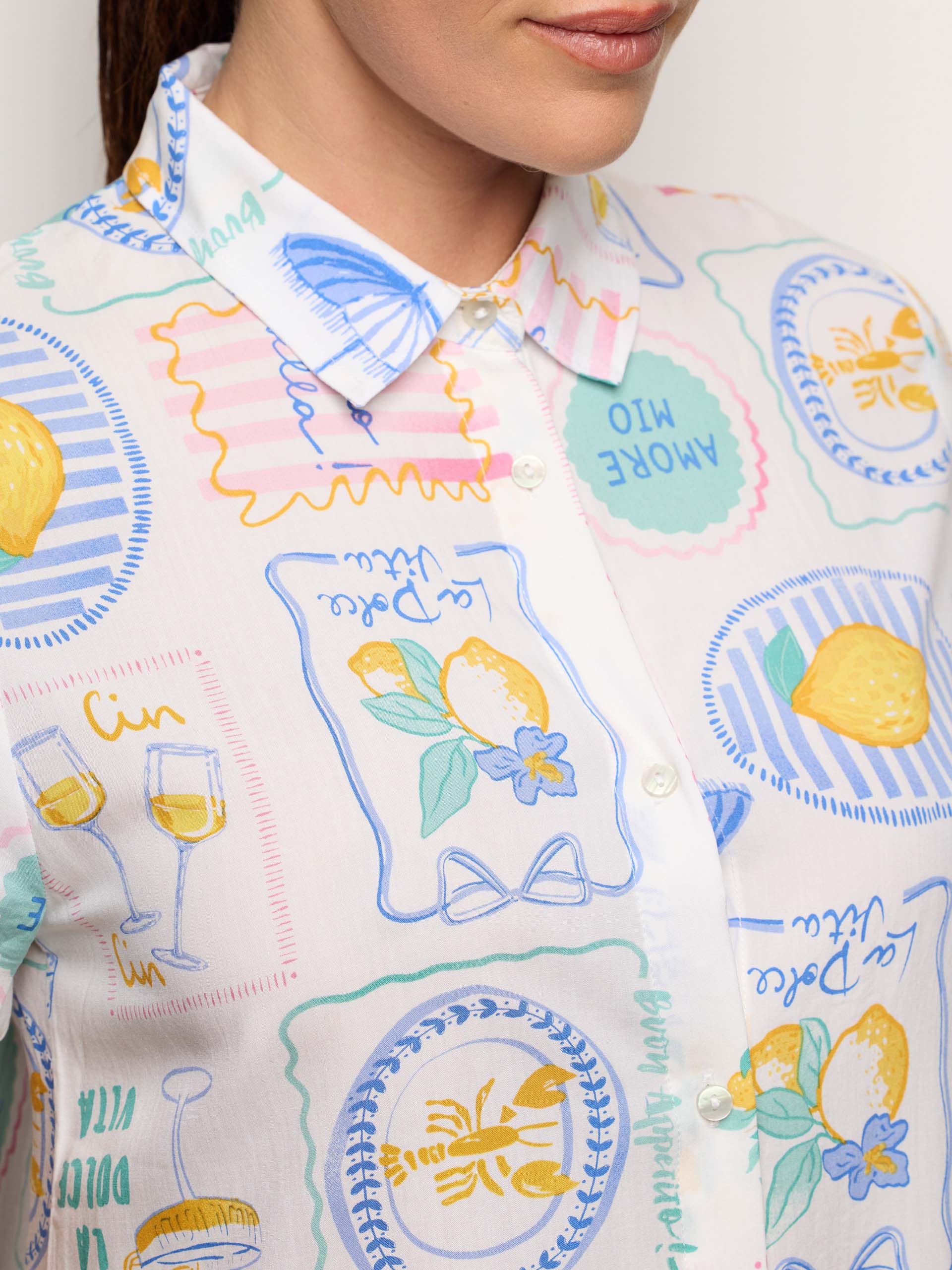 Yamamay Croatia Short-sleeve nightshirt | PCCD191005_128_03.jpg