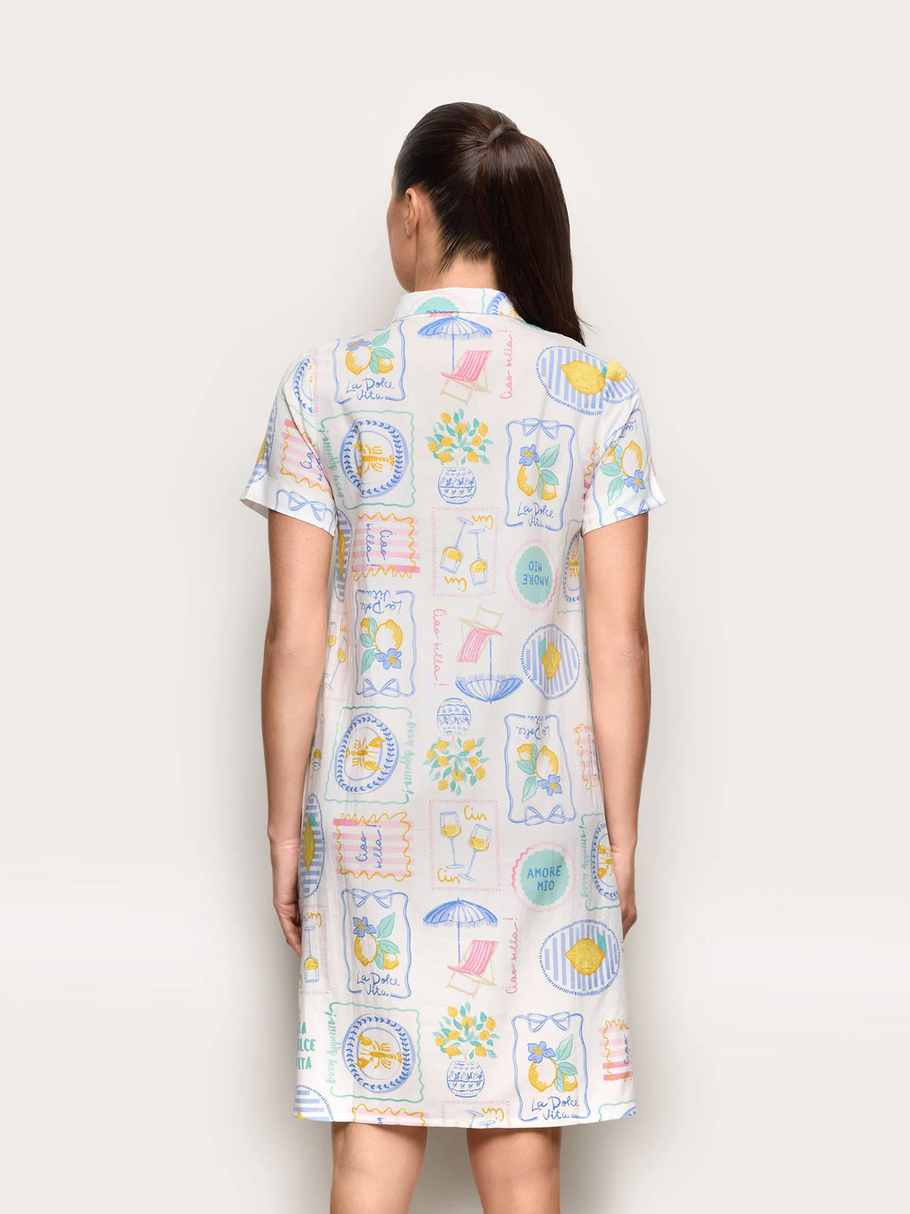 Yamamay Croatia Short-sleeve nightshirt | PCCD191005_128_04.jpg