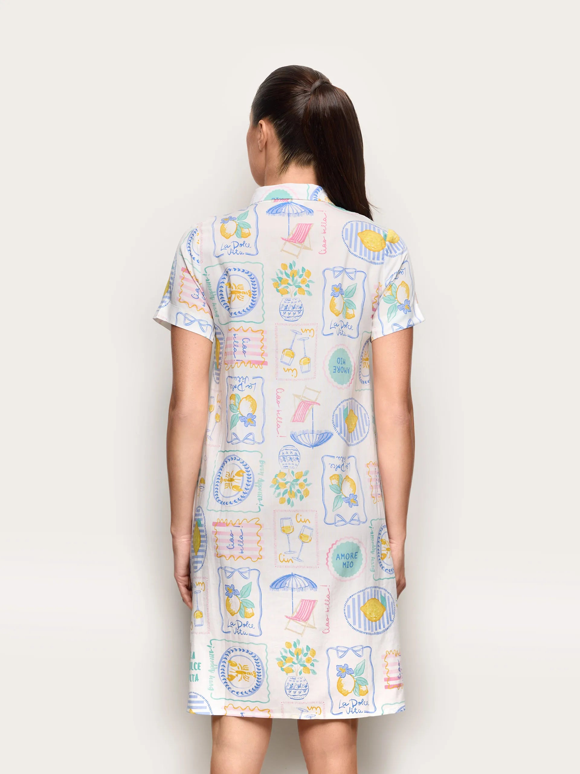 Yamamay Croatia Short-sleeve nightshirt | PCCD191005_128_04.jpg