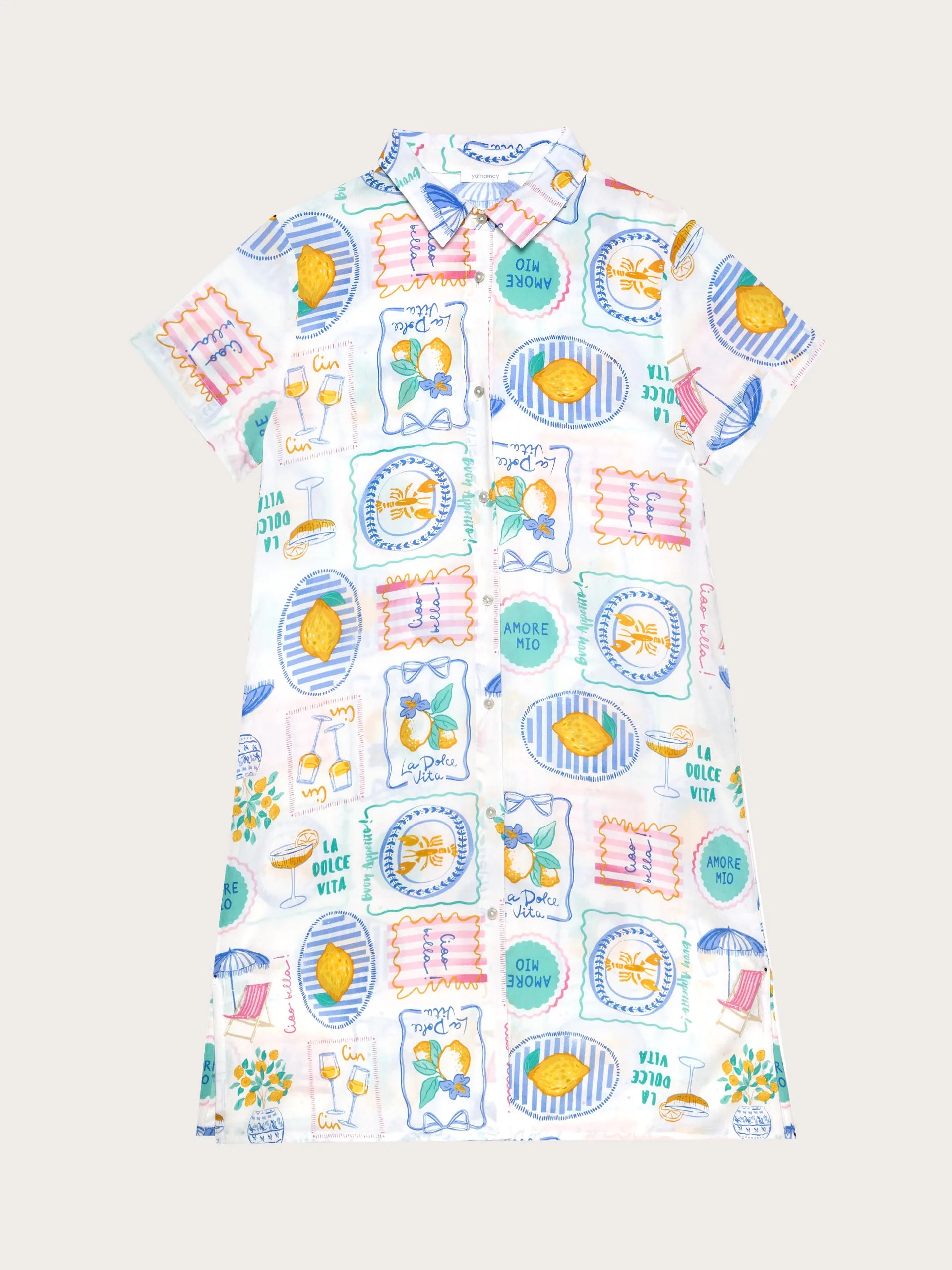Yamamay Croatia Short-sleeve nightshirt | PCCD191005_128_05.jpg