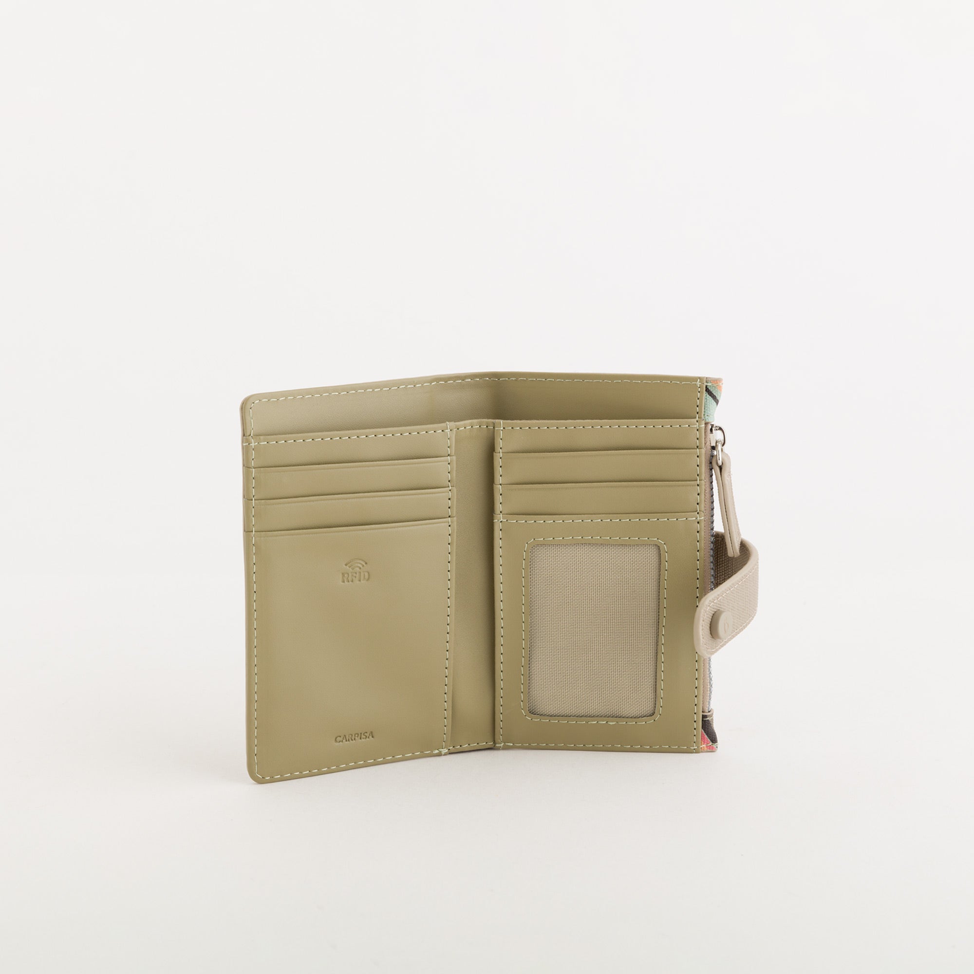 Carpisa Hrvatska – Vally wallet v1 - Women's Medium Wallet – Olive Multicolour – PDD52001546 – Image 2