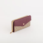 Carpisa Hrvatska â€“ Diana fall wallet - Large Women's Wallet â€“ Taupe/Wine â€“ PDD55301546 â€“ Image 1