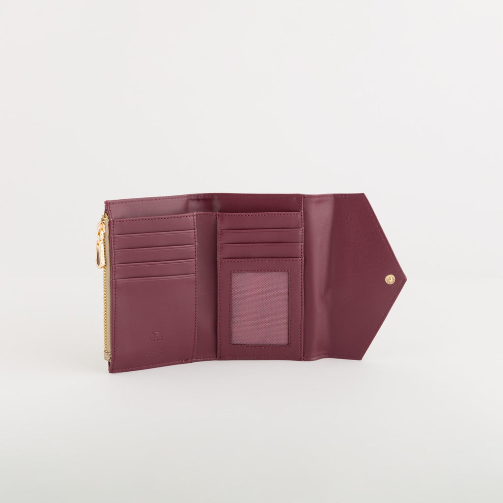 Carpisa Hrvatska â€“ Diana fall wallet - Women's Medium Wallet â€“ Taupe/Wine â€“ PDD55302546 â€“ Image 2