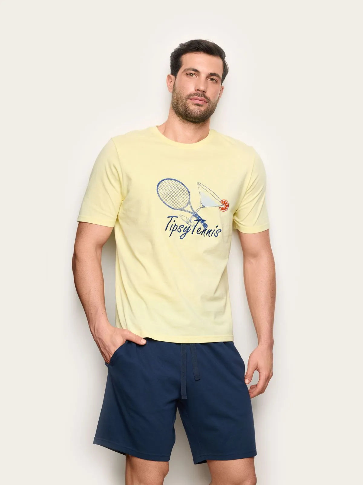 Tipsy Tennis - kratka muška pidžama