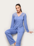 Yamamay Croatia Long-Pyjamas with front opening | PPRD191001_038_01.jpg