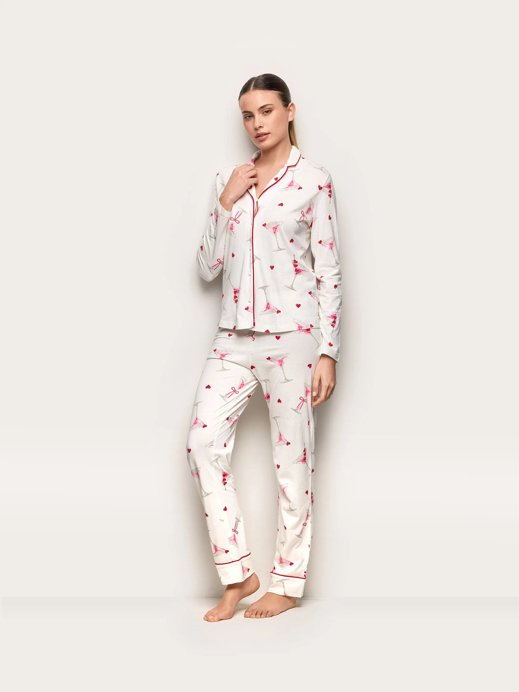 Yamamay Croatia Long-Pyjamas with front opening | PPRD191003_128_01.jpg