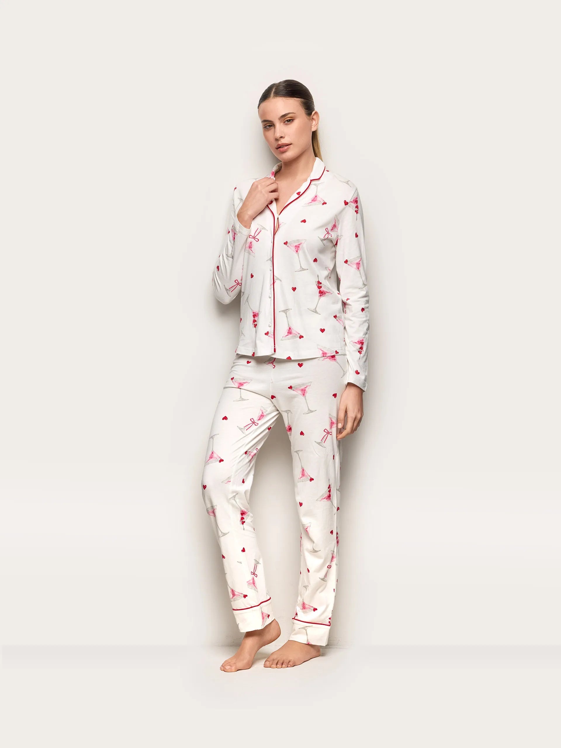 Yamamay Croatia Long-Pyjamas with front opening | PPRD191003_128_01.jpg