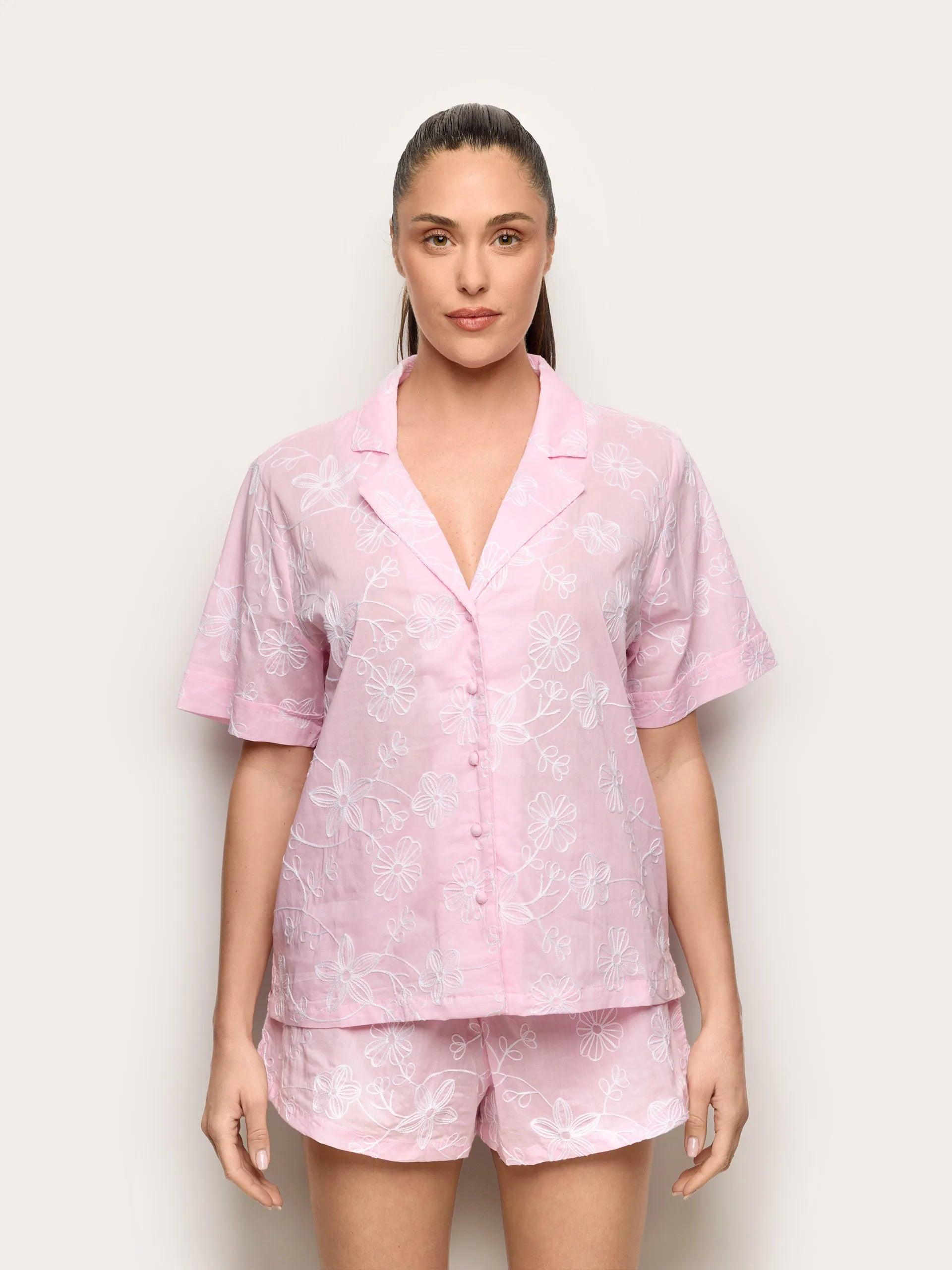 Yamamay Croatia Short-Pyjamas with front opening | PPRD191006_086_02.jpg