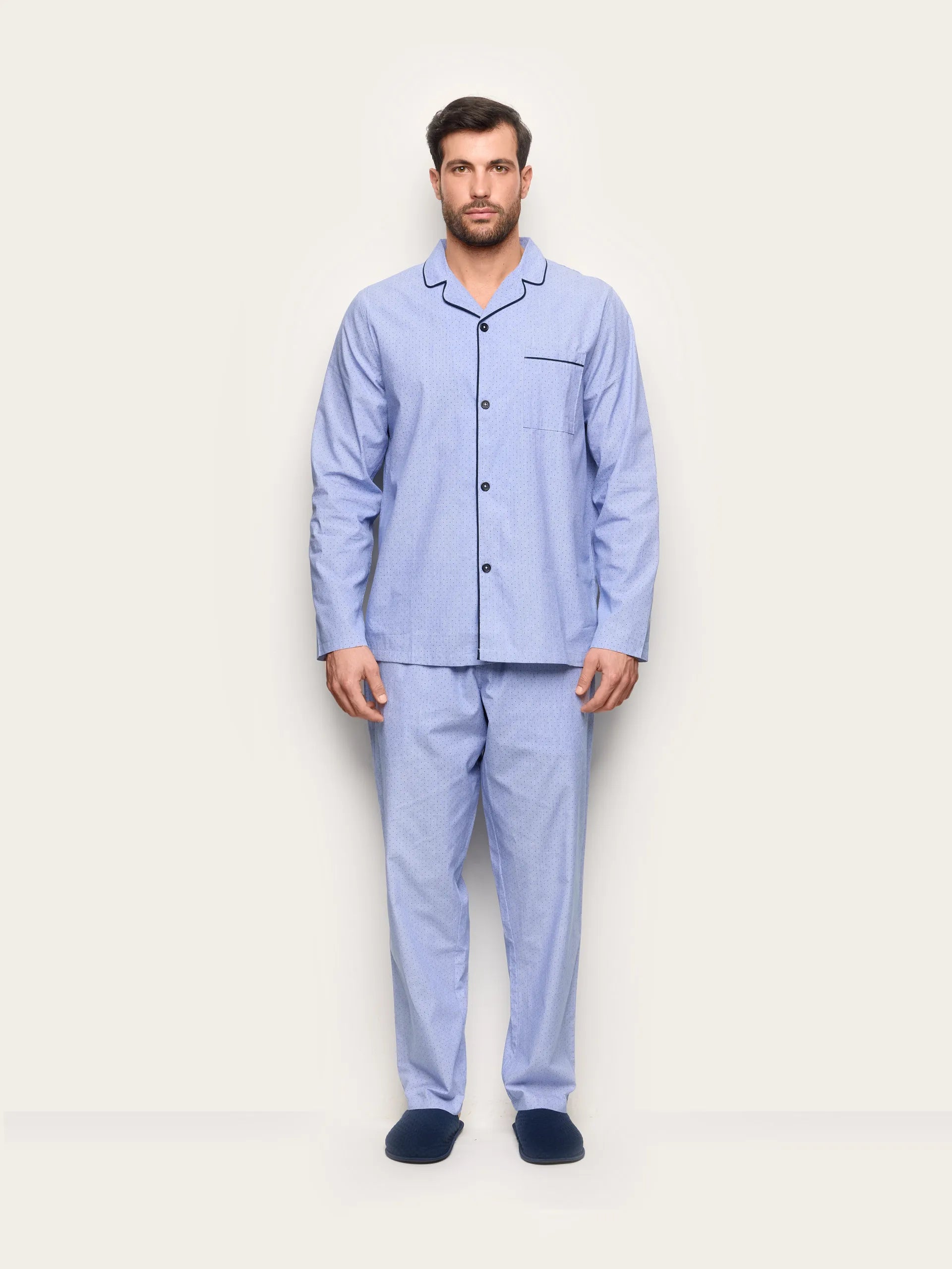 Yamamay Croatia Long-Pyjamas with front opening | PPRU191001_128_02.jpg