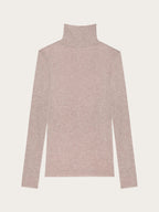 Light Cashmere Rib - Long-sleeve high neck T-shirt