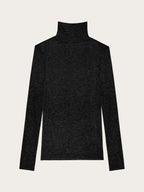 Light Cashmere Rib - Long-sleeve high neck T-shirt